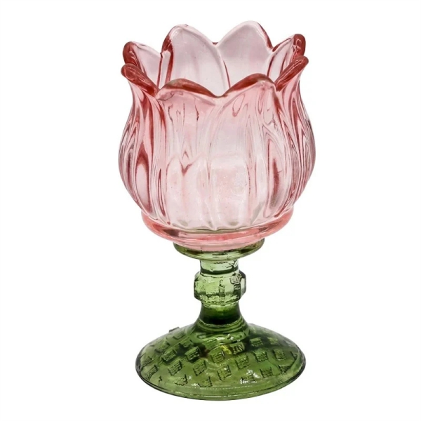 Teelichthalter Flower Light-Pink