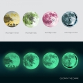 Wandsticker Moonlight Ø 30 cm