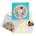Stickereiset Wildblumen