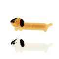 Haarspangen Dackel