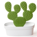 Schmuckhalter Kaktus Weiß-Grün