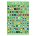 Poster 100 Places Bucket List